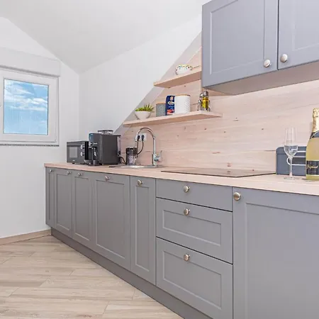 Apartment Lovely In With Kitchen Pirovac